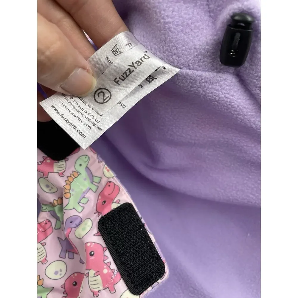 Fuzzyard Warm Unicorn Dog Coat/Jacket Size S Pink/Purple